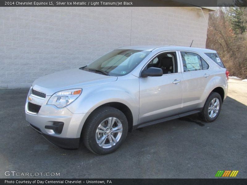 Silver Ice Metallic / Light Titanium/Jet Black 2014 Chevrolet Equinox LS