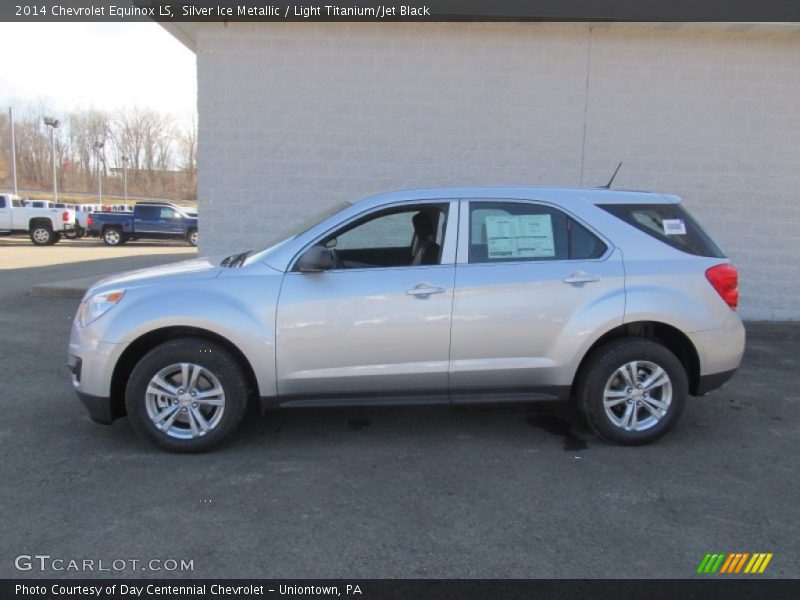 Silver Ice Metallic / Light Titanium/Jet Black 2014 Chevrolet Equinox LS