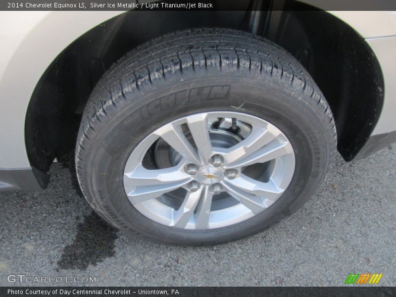 Silver Ice Metallic / Light Titanium/Jet Black 2014 Chevrolet Equinox LS