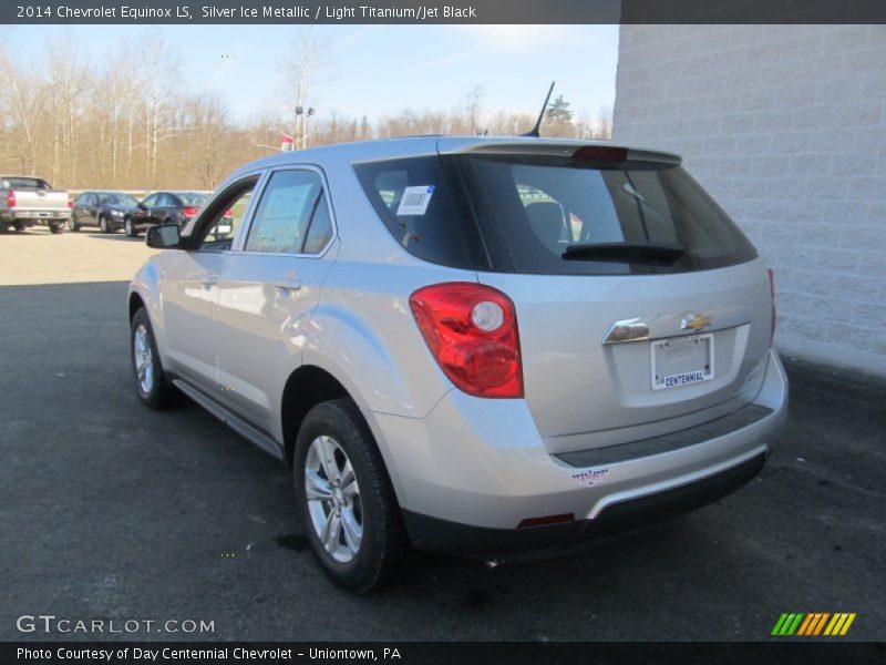 Silver Ice Metallic / Light Titanium/Jet Black 2014 Chevrolet Equinox LS