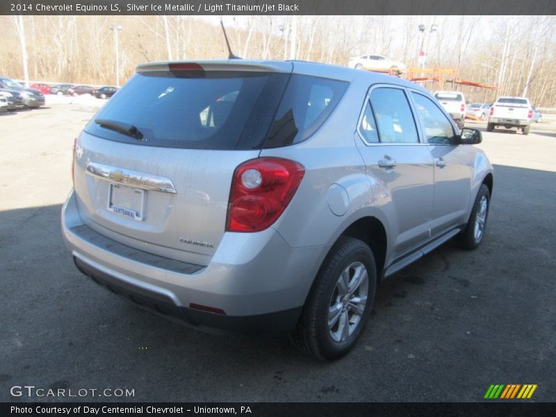 Silver Ice Metallic / Light Titanium/Jet Black 2014 Chevrolet Equinox LS