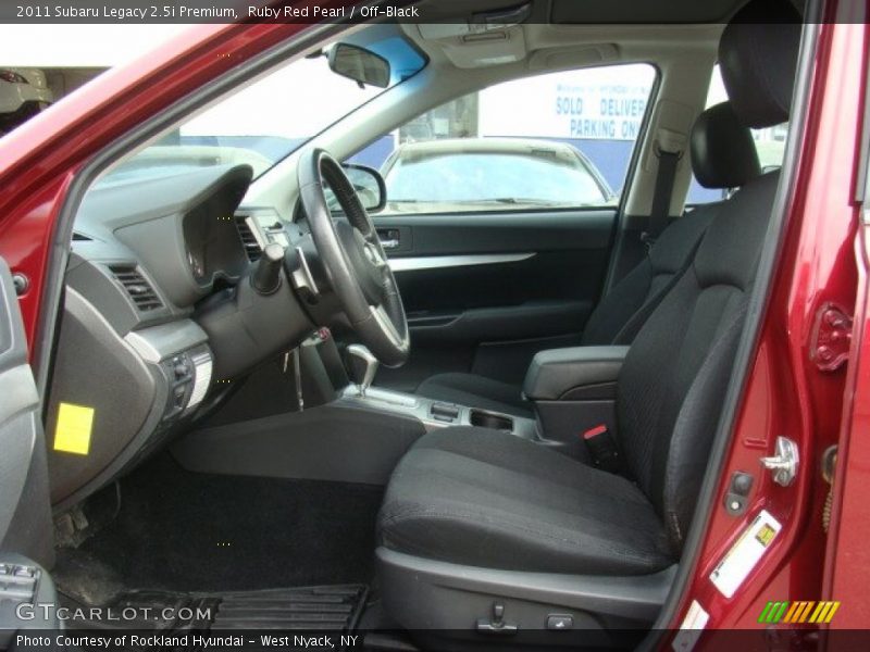 Ruby Red Pearl / Off-Black 2011 Subaru Legacy 2.5i Premium