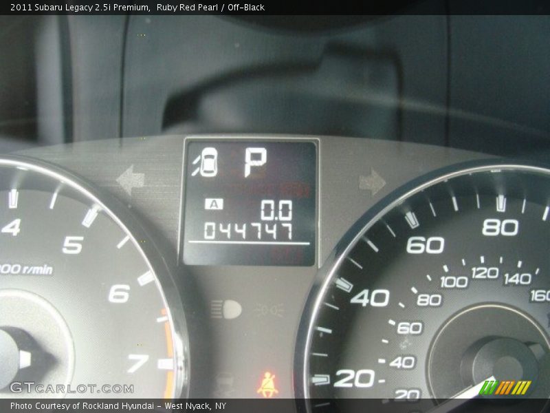 Ruby Red Pearl / Off-Black 2011 Subaru Legacy 2.5i Premium