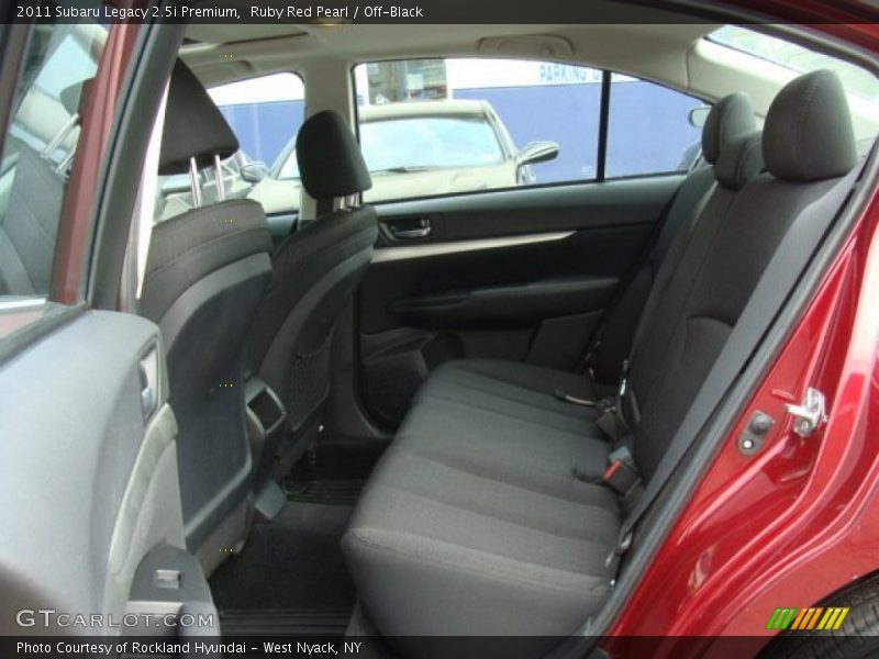 Ruby Red Pearl / Off-Black 2011 Subaru Legacy 2.5i Premium