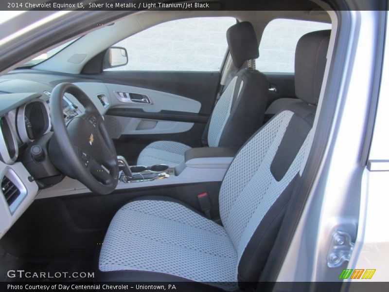 Silver Ice Metallic / Light Titanium/Jet Black 2014 Chevrolet Equinox LS