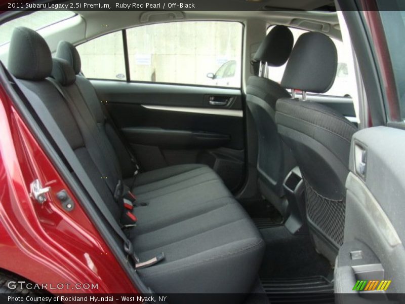 Ruby Red Pearl / Off-Black 2011 Subaru Legacy 2.5i Premium