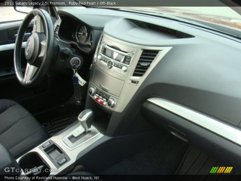Ruby Red Pearl / Off-Black 2011 Subaru Legacy 2.5i Premium