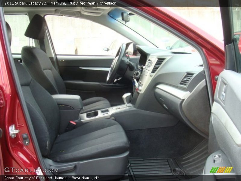 Ruby Red Pearl / Off-Black 2011 Subaru Legacy 2.5i Premium