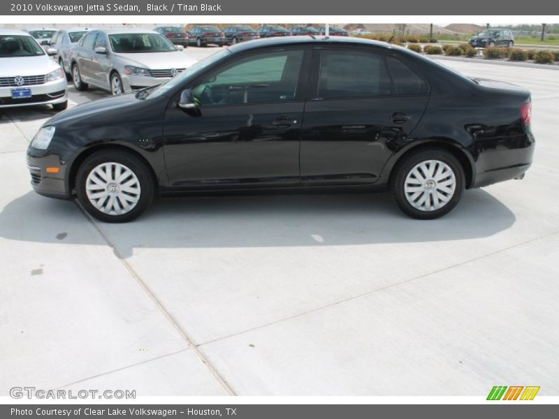 Black / Titan Black 2010 Volkswagen Jetta S Sedan