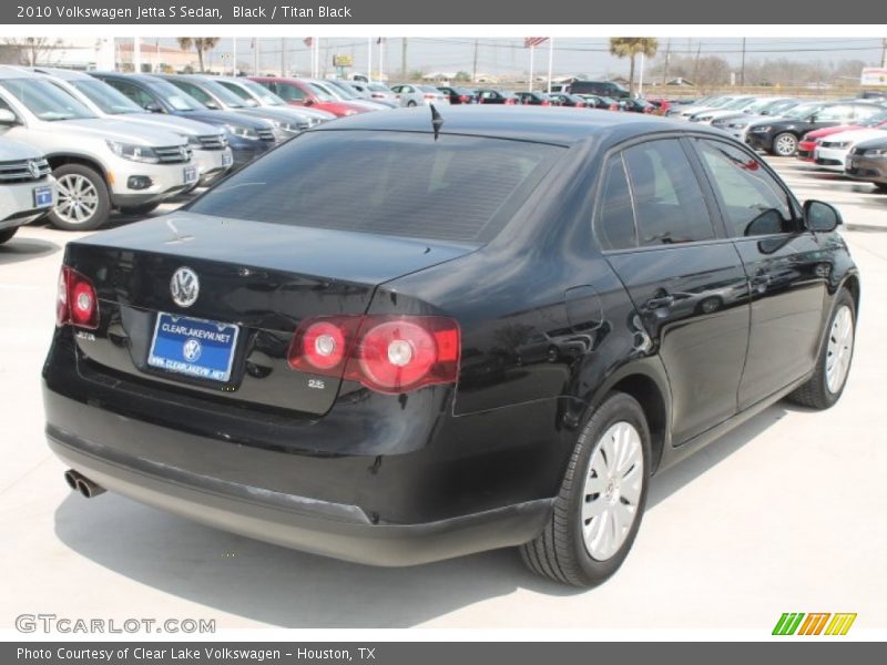 Black / Titan Black 2010 Volkswagen Jetta S Sedan