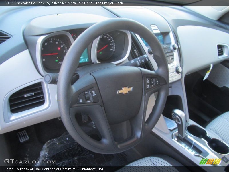 Silver Ice Metallic / Light Titanium/Jet Black 2014 Chevrolet Equinox LS