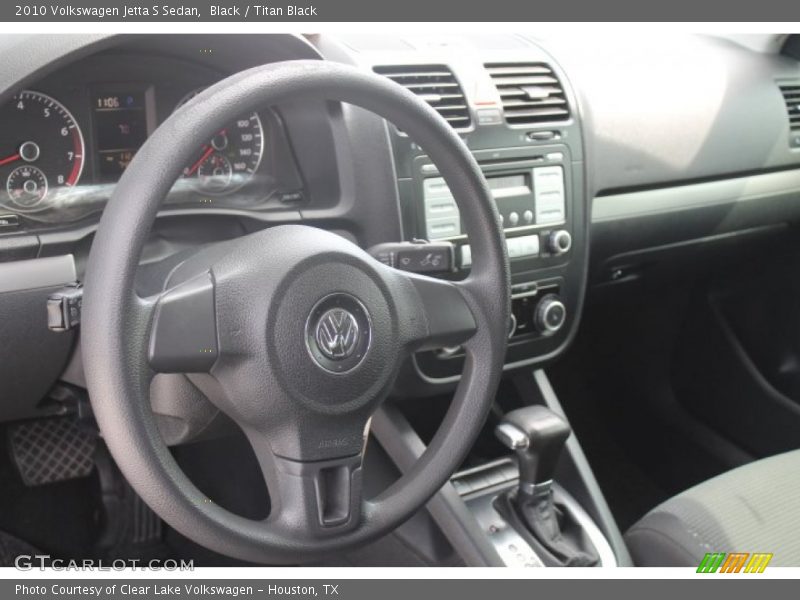 Black / Titan Black 2010 Volkswagen Jetta S Sedan