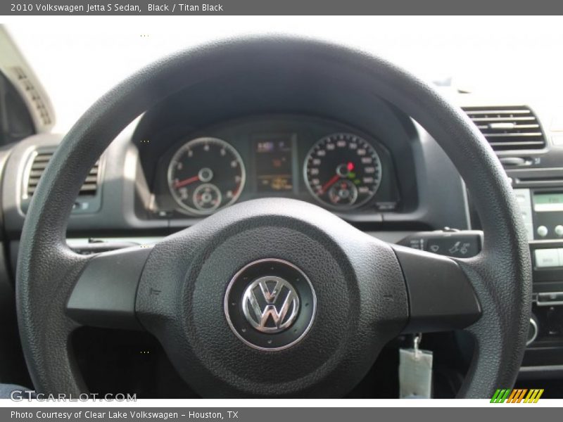 Black / Titan Black 2010 Volkswagen Jetta S Sedan