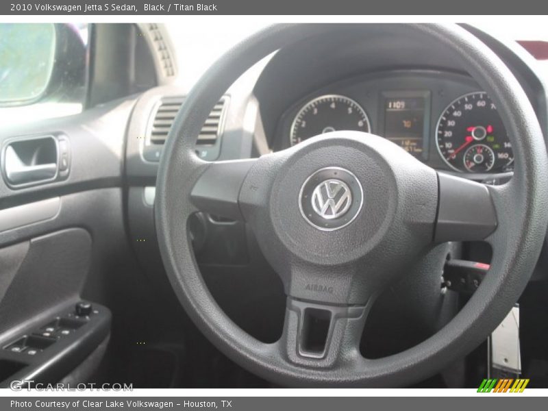 Black / Titan Black 2010 Volkswagen Jetta S Sedan