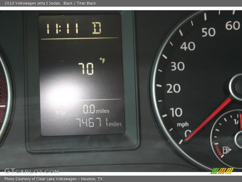 Black / Titan Black 2010 Volkswagen Jetta S Sedan