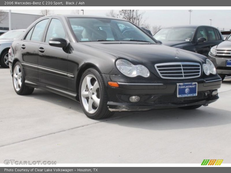 Black / Ash 2006 Mercedes-Benz C 230 Sport