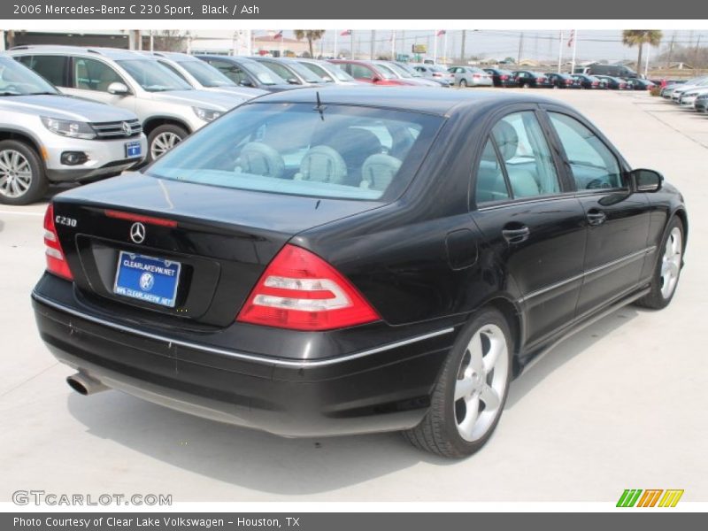 Black / Ash 2006 Mercedes-Benz C 230 Sport
