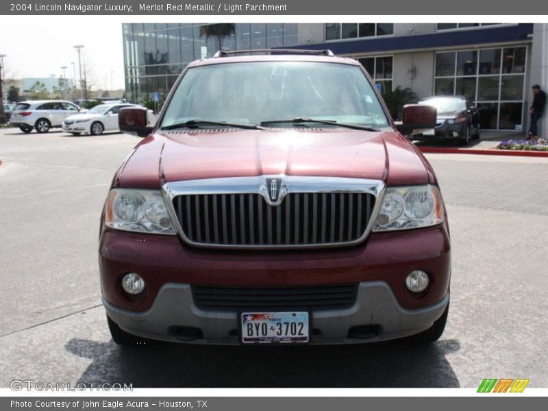 Merlot Red Metallic / Light Parchment 2004 Lincoln Navigator Luxury