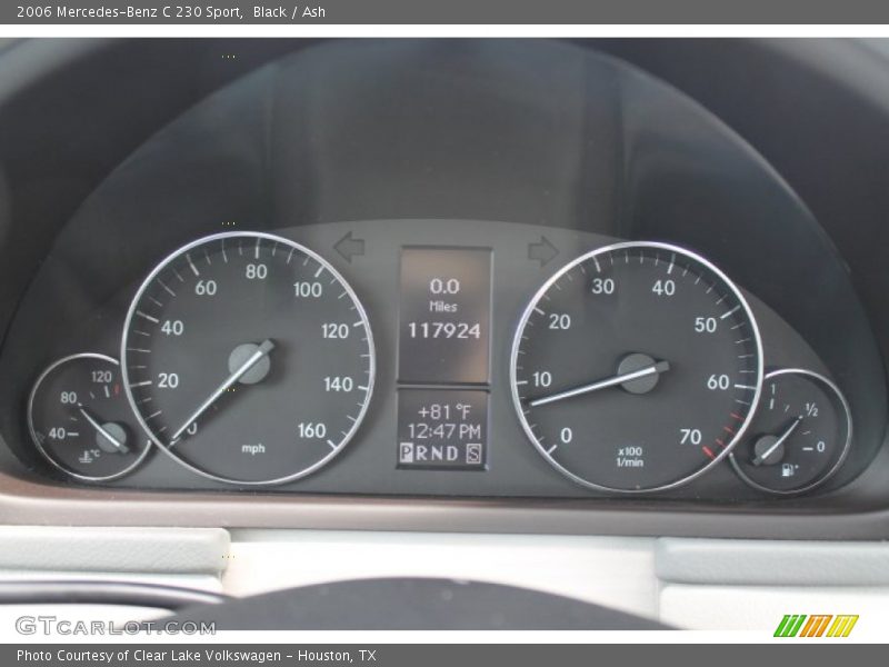  2006 C 230 Sport 230 Sport Gauges