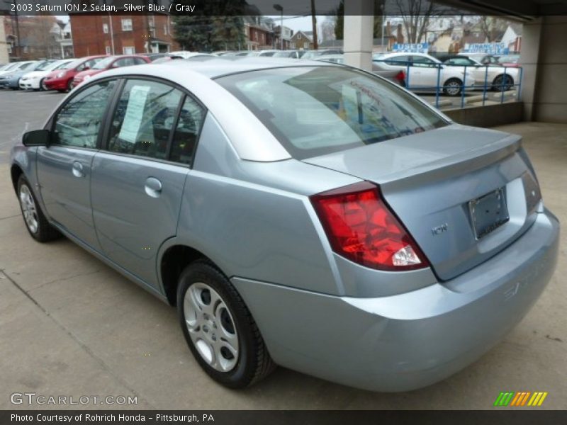Silver Blue / Gray 2003 Saturn ION 2 Sedan