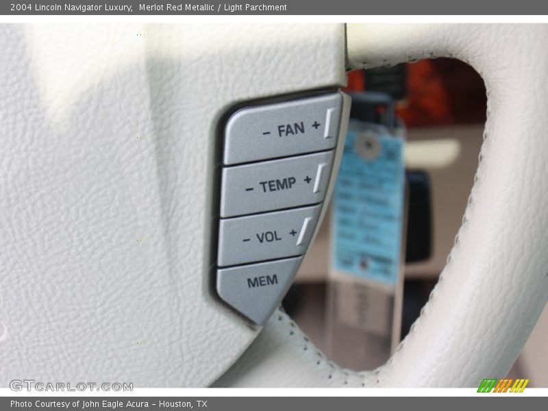 Merlot Red Metallic / Light Parchment 2004 Lincoln Navigator Luxury