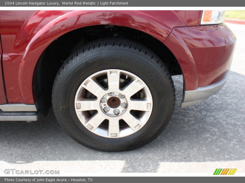 Merlot Red Metallic / Light Parchment 2004 Lincoln Navigator Luxury