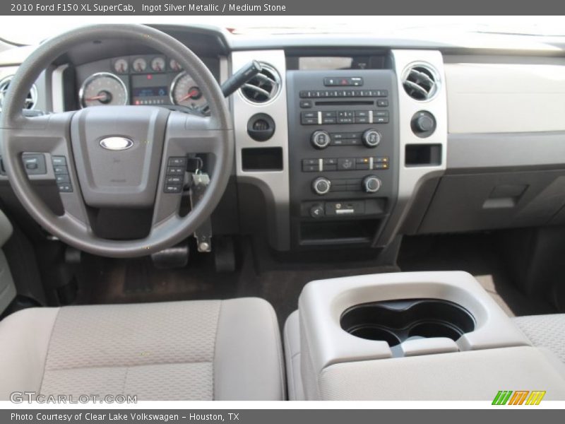Ingot Silver Metallic / Medium Stone 2010 Ford F150 XL SuperCab