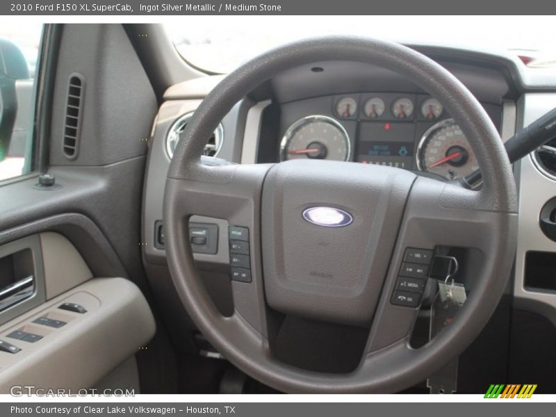 Ingot Silver Metallic / Medium Stone 2010 Ford F150 XL SuperCab