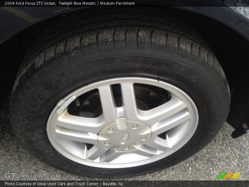 Twilight Blue Metallic / Medium Parchment 2004 Ford Focus ZTS Sedan
