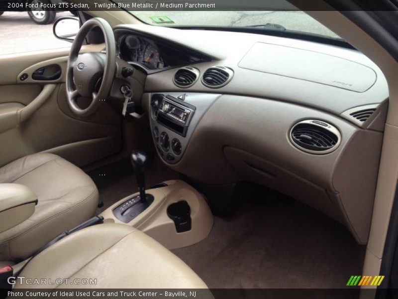 Twilight Blue Metallic / Medium Parchment 2004 Ford Focus ZTS Sedan
