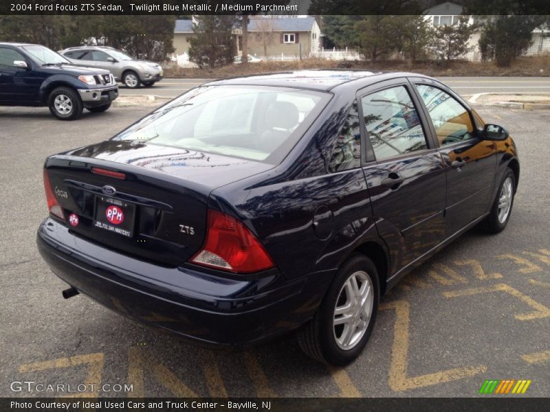 Twilight Blue Metallic / Medium Parchment 2004 Ford Focus ZTS Sedan