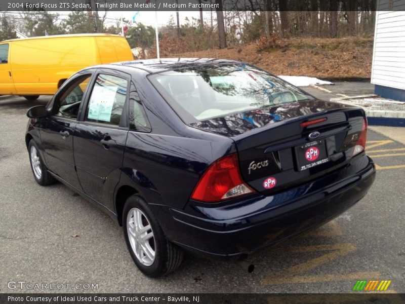 Twilight Blue Metallic / Medium Parchment 2004 Ford Focus ZTS Sedan