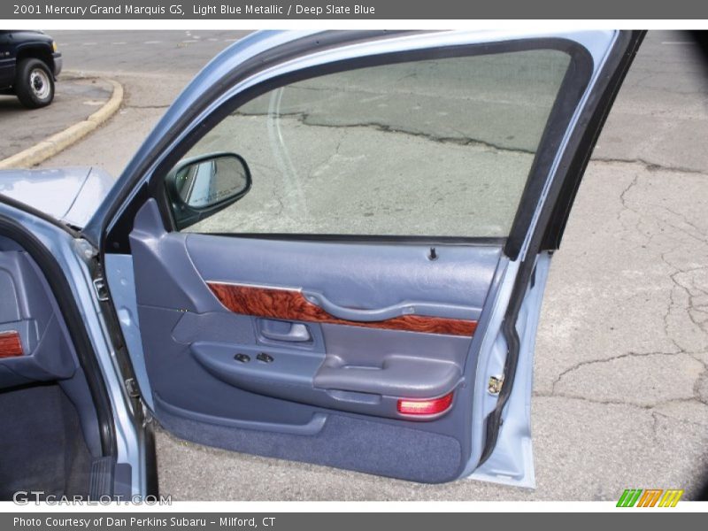 Light Blue Metallic / Deep Slate Blue 2001 Mercury Grand Marquis GS