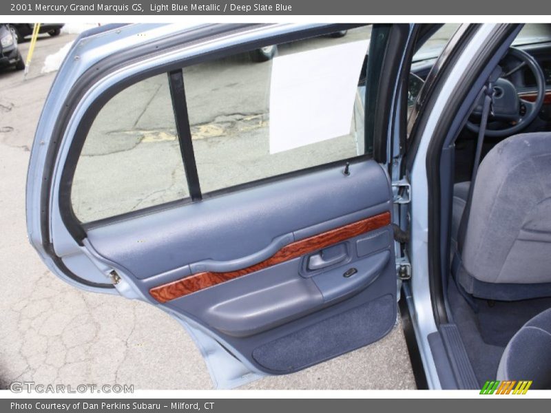 Light Blue Metallic / Deep Slate Blue 2001 Mercury Grand Marquis GS