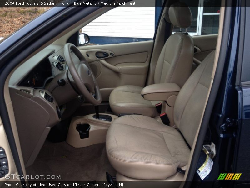 Twilight Blue Metallic / Medium Parchment 2004 Ford Focus ZTS Sedan