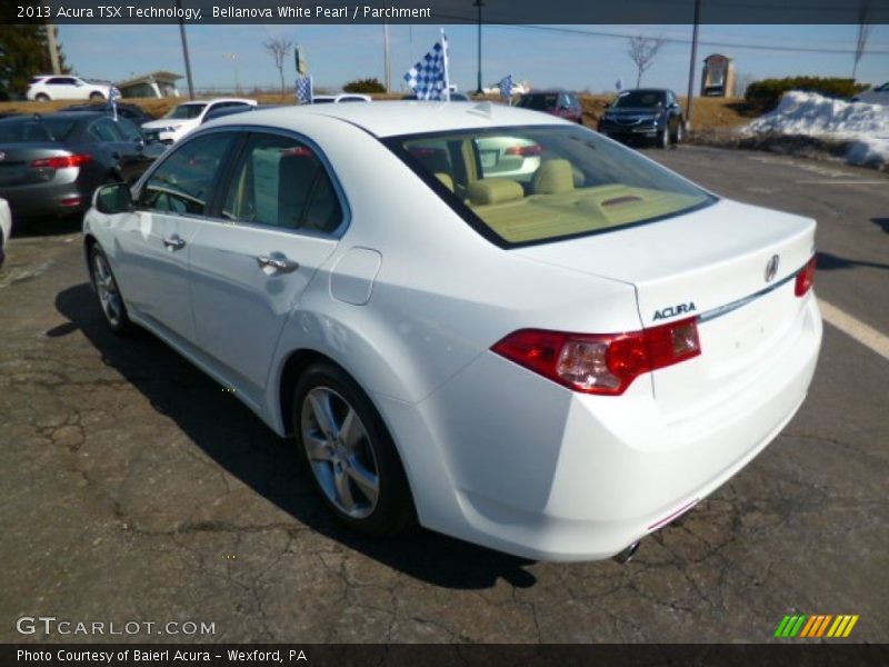 Bellanova White Pearl / Parchment 2013 Acura TSX Technology