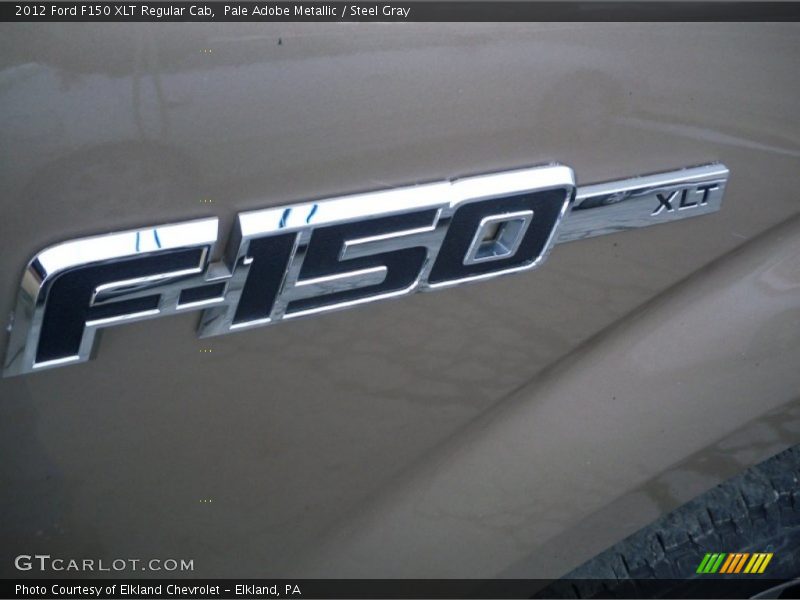 Pale Adobe Metallic / Steel Gray 2012 Ford F150 XLT Regular Cab