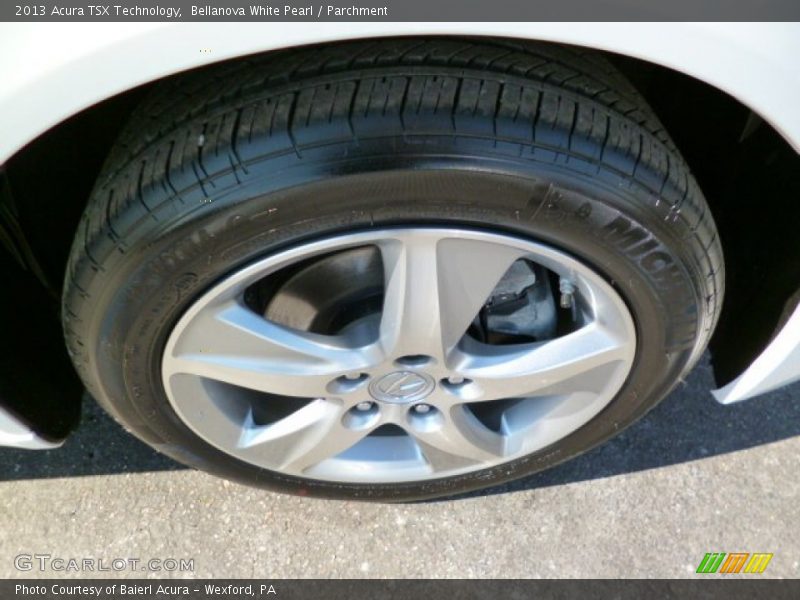 Bellanova White Pearl / Parchment 2013 Acura TSX Technology
