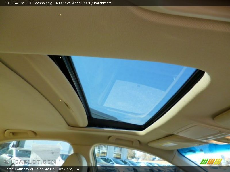 Bellanova White Pearl / Parchment 2013 Acura TSX Technology