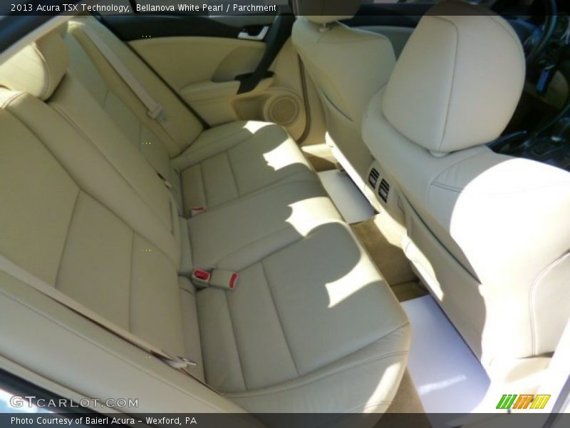 Bellanova White Pearl / Parchment 2013 Acura TSX Technology