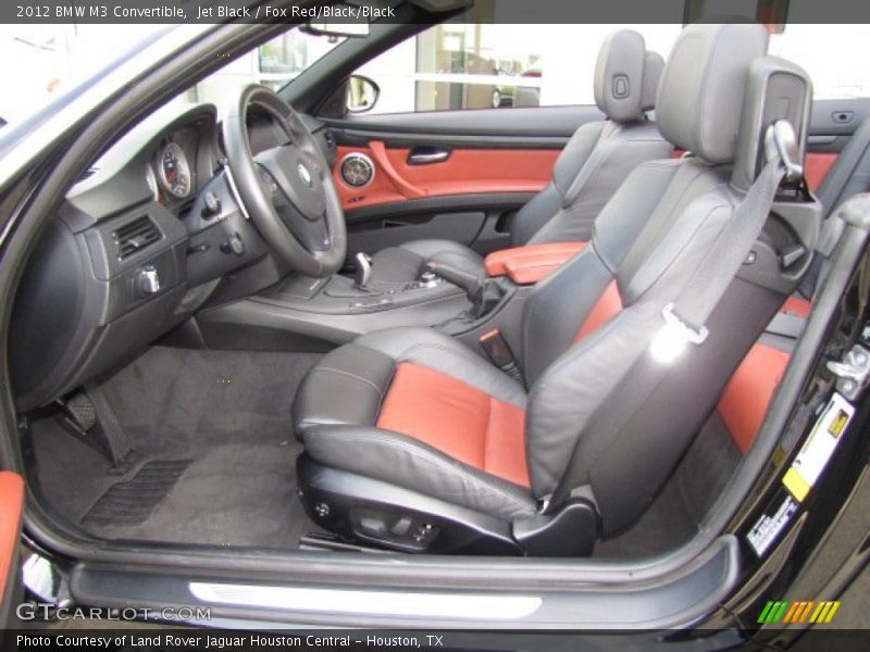 Front Seat of 2012 M3 Convertible