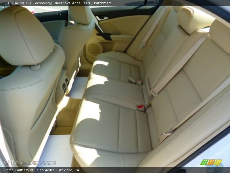 Bellanova White Pearl / Parchment 2013 Acura TSX Technology