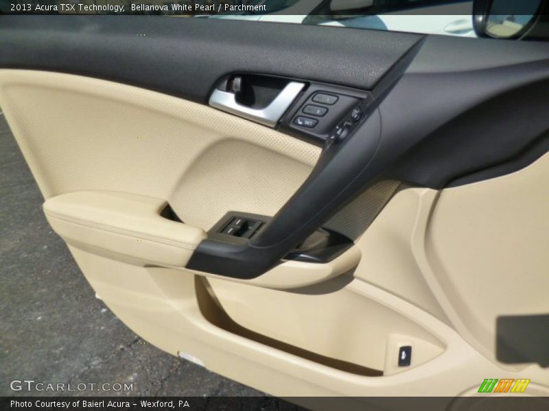 Bellanova White Pearl / Parchment 2013 Acura TSX Technology