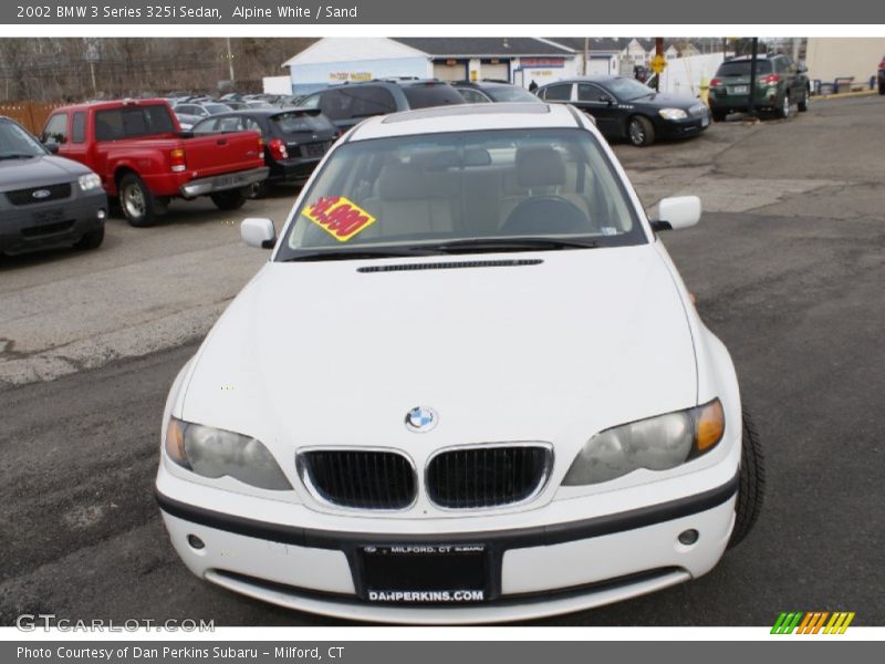 Alpine White / Sand 2002 BMW 3 Series 325i Sedan