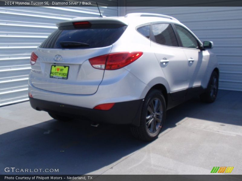 Diamond Silver / Black 2014 Hyundai Tucson SE
