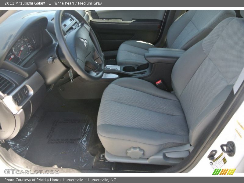 White Pearl / Medium Gray 2011 Mitsubishi Galant FE