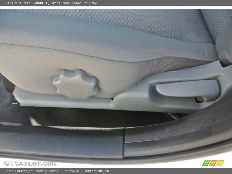 White Pearl / Medium Gray 2011 Mitsubishi Galant FE