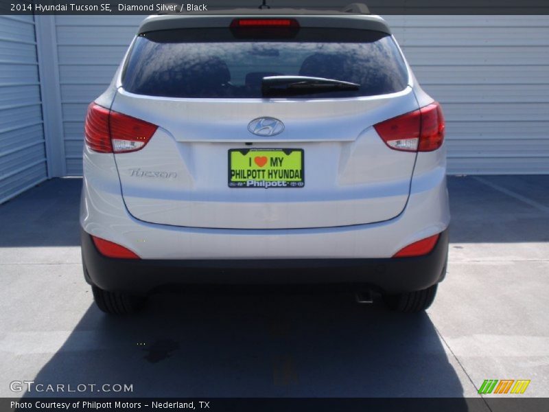 Diamond Silver / Black 2014 Hyundai Tucson SE
