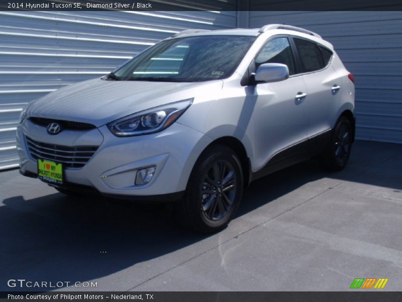 Diamond Silver / Black 2014 Hyundai Tucson SE