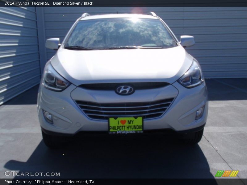 Diamond Silver / Black 2014 Hyundai Tucson SE